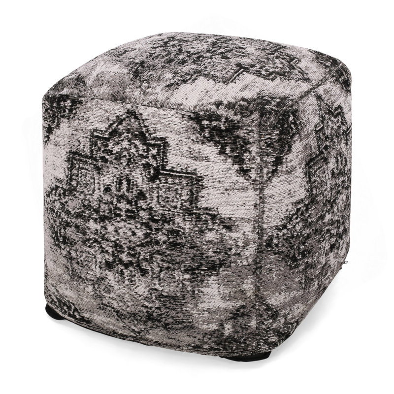 Sellek Square Pouf（ONLY ONE OTTOMAN)