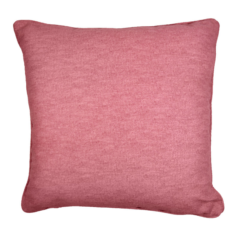Square Throw Pillow Cover, Blush