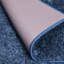 Tapis bleu marine à poils longs Cozy-1439335303