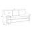 Stylish 78'' Sofa With Solid Wooden Legs