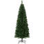 Sapin de Noël artificiel non éclairé avec branches réalistes et base en acier-119278214