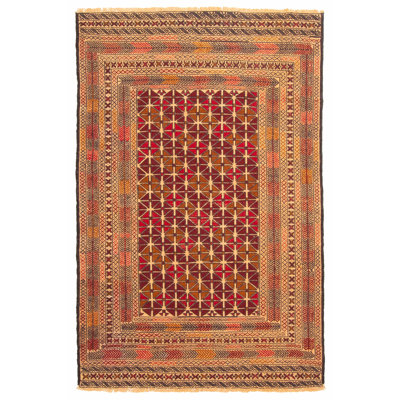 Zakrzewski Red Tapestry Kilim 4'3" x 6'4"