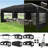 10x20 Pop up Canopy with Sidewalls, One Push Outdoor Tents-98637067