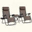 Ensemble de chaise Zero Gravity avec table d'appoint, chaise inclinable pliante avec porte-gobelets et coussins, chaise longue réglable pour piscine, jardin, pelouse, plage