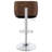 Black And Chrome Adjustable Bar Stool