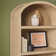 Sitarski Modern Arched Bookcase with Statement Cabinet