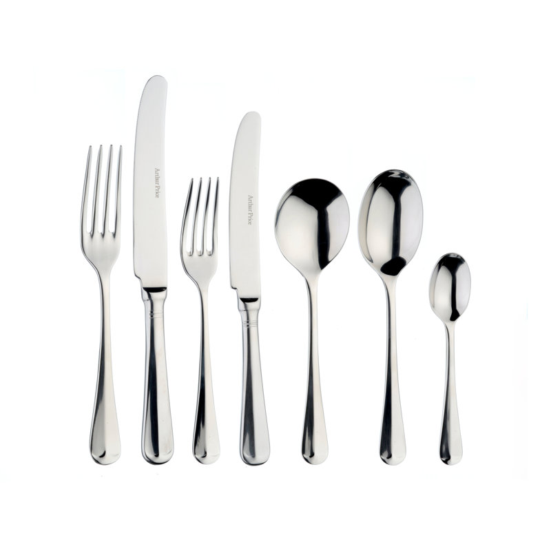 Arthur Price, Rattail - 58 Piece Cutlery Set, Service for 8