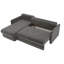  Orea Corner Sofa Bed with Large Sleeping Function and Double Storage Container 227x150cm Elegant Living Room-408382558-408382552