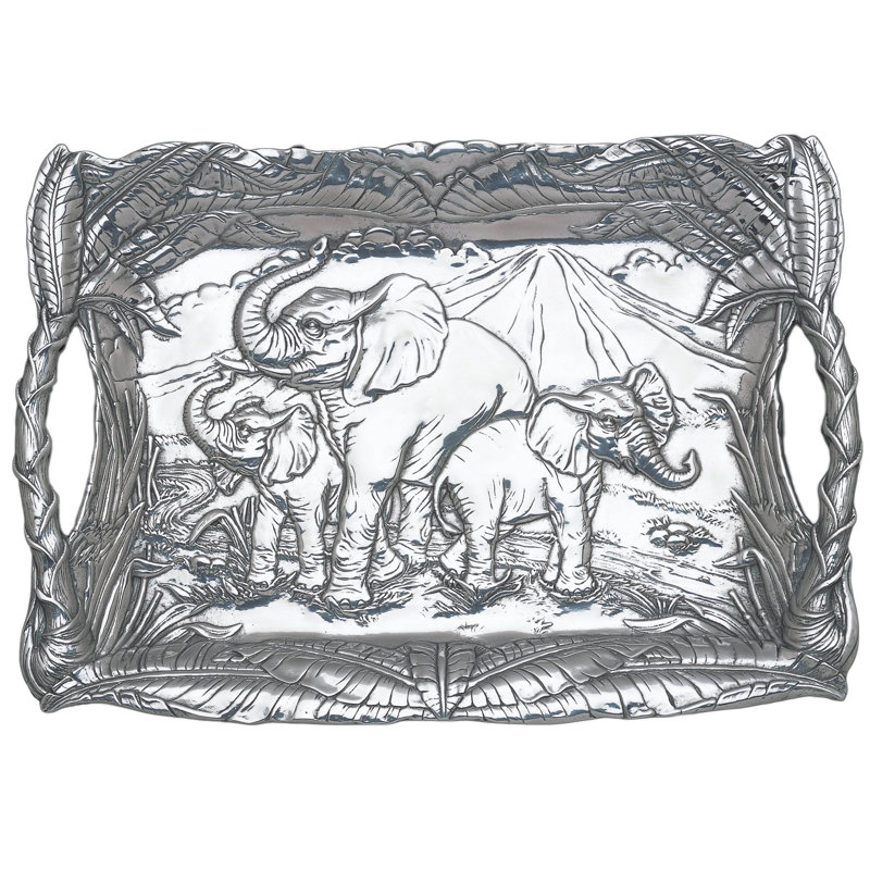 Elephant Metal Tray