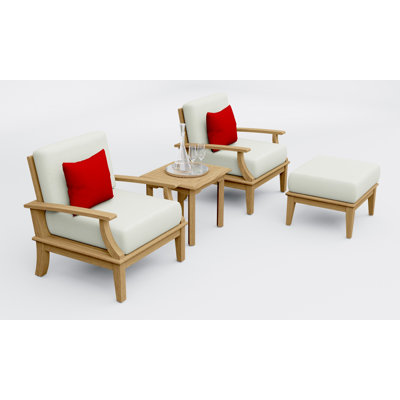 Somer Outdoor 4 - Piece Conversation Set