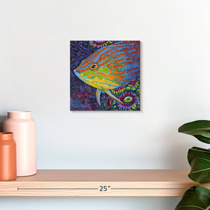 Brampt brillant poisson tropical I, H 10 po x l 10 po