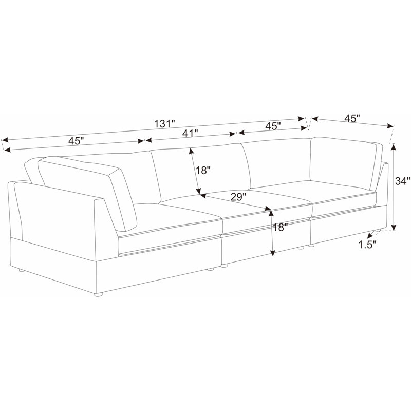 Buzby Sofa, Camel