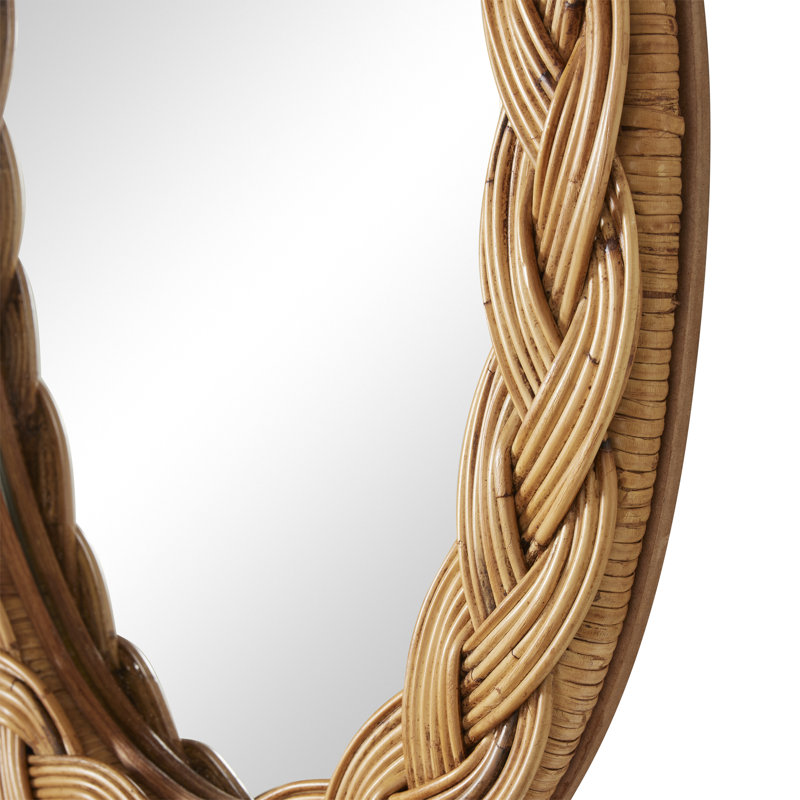 Castello Oval Rattan Mirror