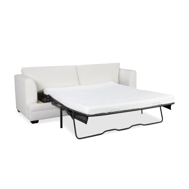 Edan Upholstered Queen Sleeper Sofa, Macarena Beige