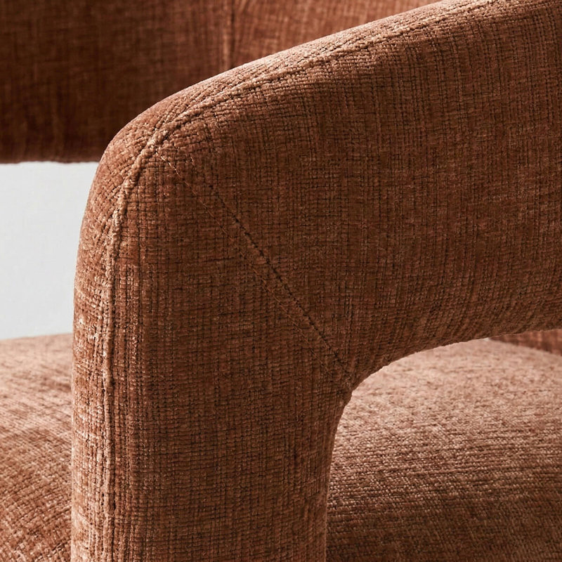 Tabouret de coiffeuse moderne avec accoudoirs, Terra