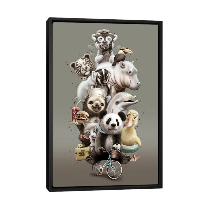 Zoo by Adam Lawless - Print on Canvas