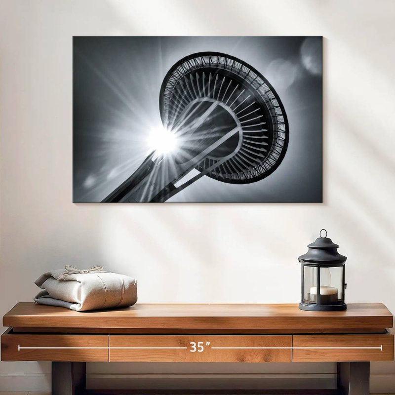 Lilie Space Needle Sunburst, H 8 po x l 12 po
