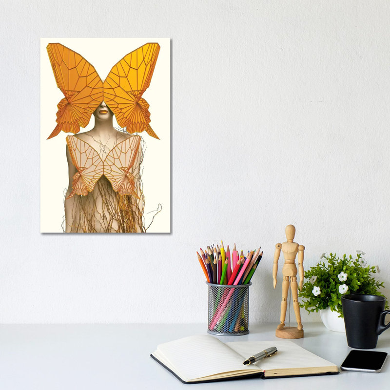 Transformation I - impression d'art graphique, Toile tendue, Aucun mat, H 12 po x l 8 po x P 0,75 po