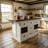 71" W Kitchen Island With Leaf