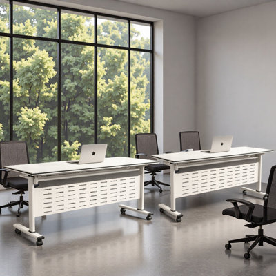 Foldable Mobile Conference and Training Table Set by Latitude Run