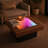 Infinity Mirror Light Coffee Table For Living Room, Rustic Wood Led Coffee Table, Modern Square Center Table With Music Sync Lights-630359387-630359386-634067008
