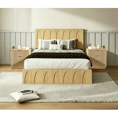 Queen Bed Frame with Drawers