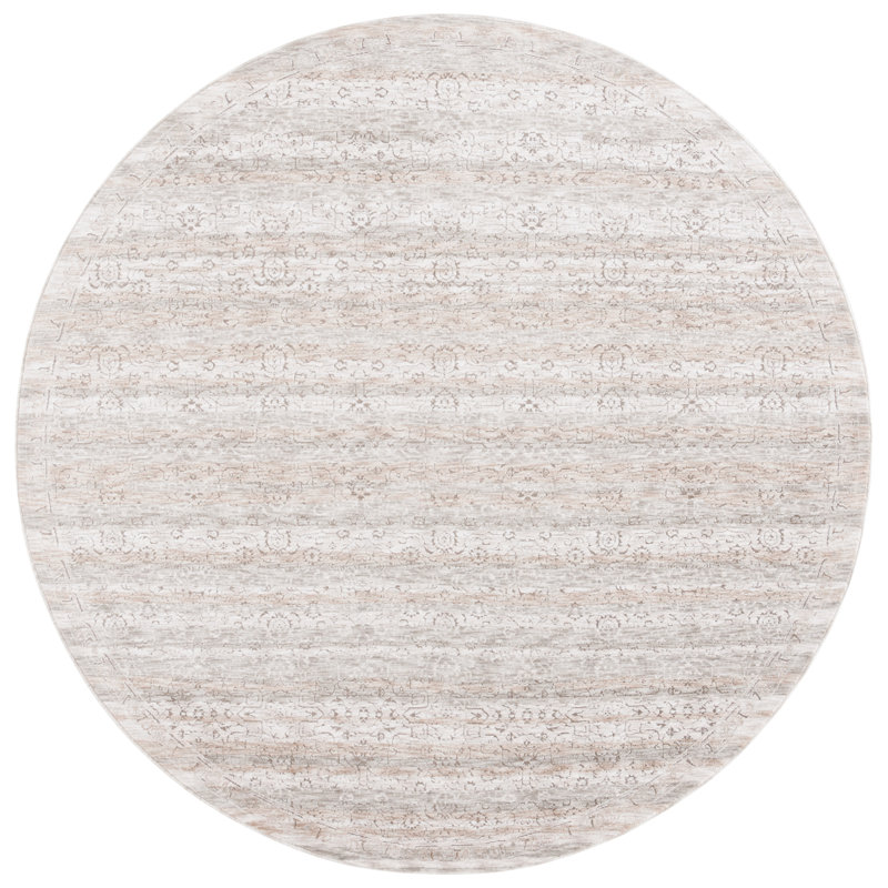 Kynlee 100 Performance Oriental Rug, Round 6'3"