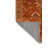 Machine Washable Tabriz Brown Area Rug-1895654517
