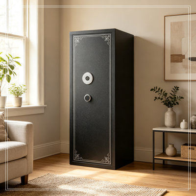 Armoire de bureau avec verrou d'empreinte digitale