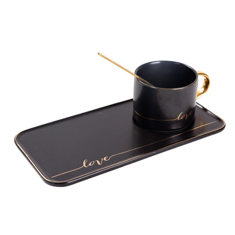 Porcelain Mug, Black