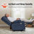 Power Recliner Lift Chair with Heat and Vibration Massage, Faux Leather-2067706749