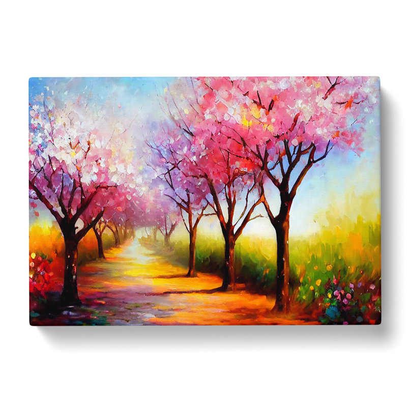 Cherry Blossom Tree Park Vol.7 - Wrapped Canvas