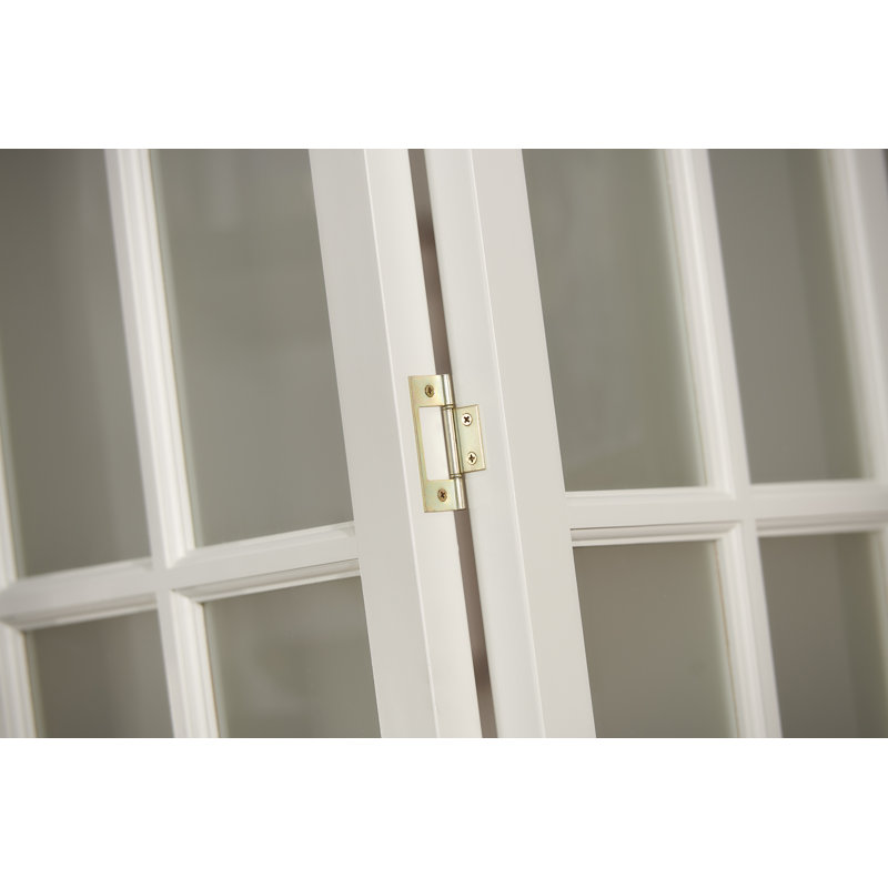 Frosted Glass Classic French Bi-fold Door, 30" x 80"