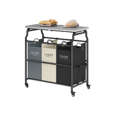 Metal Laundry Cart