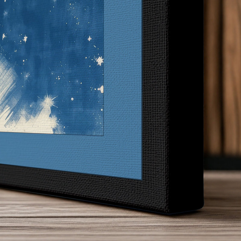 Splintered Fox Modern - Wrapped Canvas, 18x12 - 45.7 x 30.5 cm, Black Border