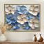 Jacarra velours crème bleu Rhododendron I - art mural rhododendron-603081853-760473589-603081844