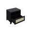 Table de chevet 22 po Sheridan en noir (1 tiroir)-56103833