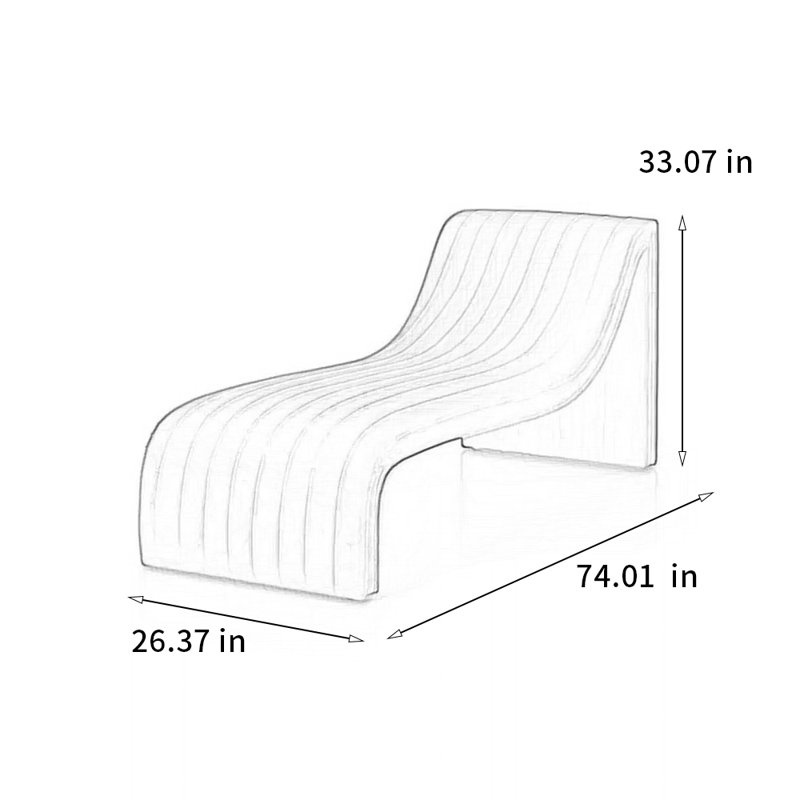 Chaise élégante au design artistique, Brun
