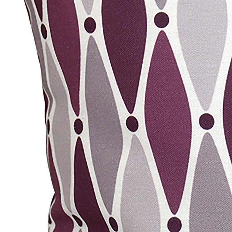 Beach Vacation Throw Pillow, 20" H x 20" W, Purple