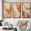 «Orange and Beige Unounded Imagination», 3 pièces-404708370-404708369