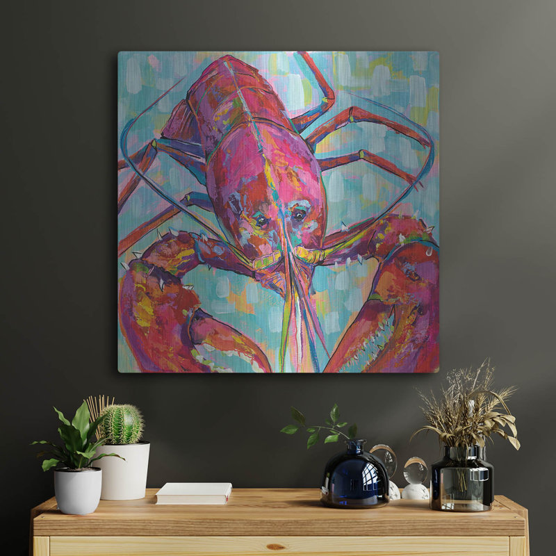 «Lilly Lobster III» par Jeanette Vertentes, H 24 po x l 24 po