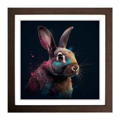 Rabbit Digital No.4 - Framed Print