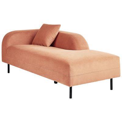 Masuda Velvet Chaise Lounge