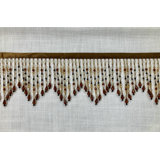 Crystal Beaded Fringe Fabric
