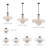 Claudelle Fabric Semi Flush Mount-1326852753