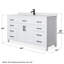 Meuble-lavabo simple autoportant avec plateau en marbre 60 po Beckett-46032554-49797318-61129872