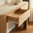 Nara Modern Japandi MDF Console Table With 3 Drawers, Fluted Detail, And Open Storage Niche-116100214