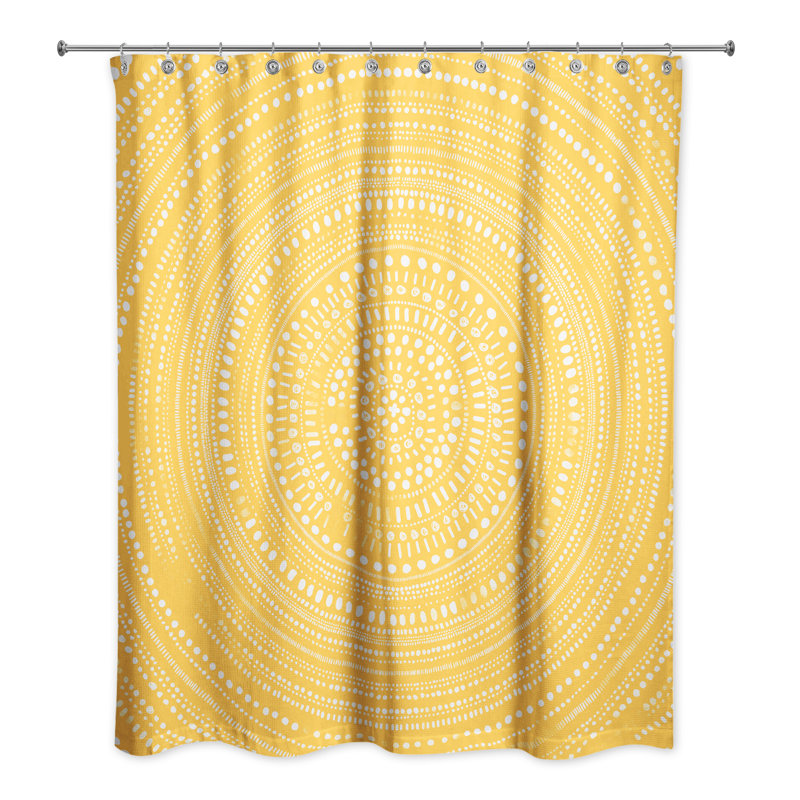 Rideau de douche Malmesbury, Jaune