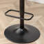 Swivel Upholstered Adjustable Height Counter Stool-734979753