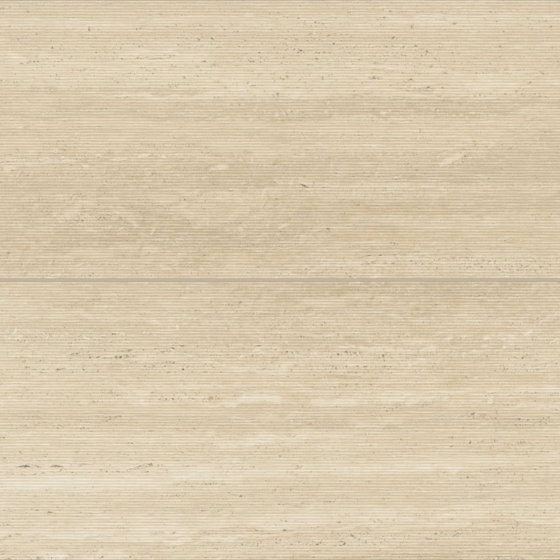 Sensi Roma 24" x 48" Satin Porcelain Wall & Floor Tile, Cream